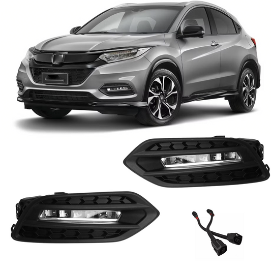 thumbnail interactive-video image 1 of Evan-Fischer Fog Light Cover For 2019-2022 Honda HR-V – Passenger Right Side – Textured Black 1 of 4