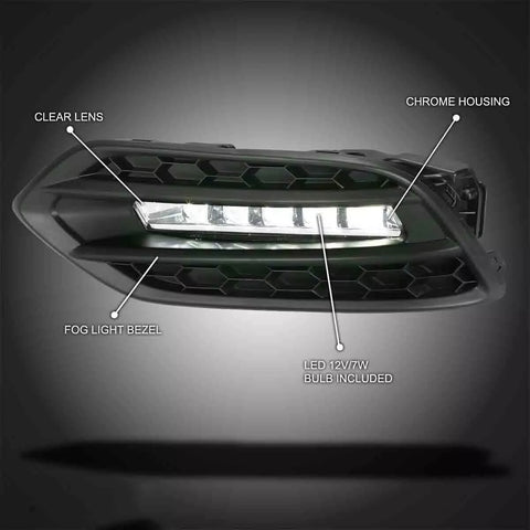 2019-2022 Honda HR-V Front Bumper LED Fog Lamps