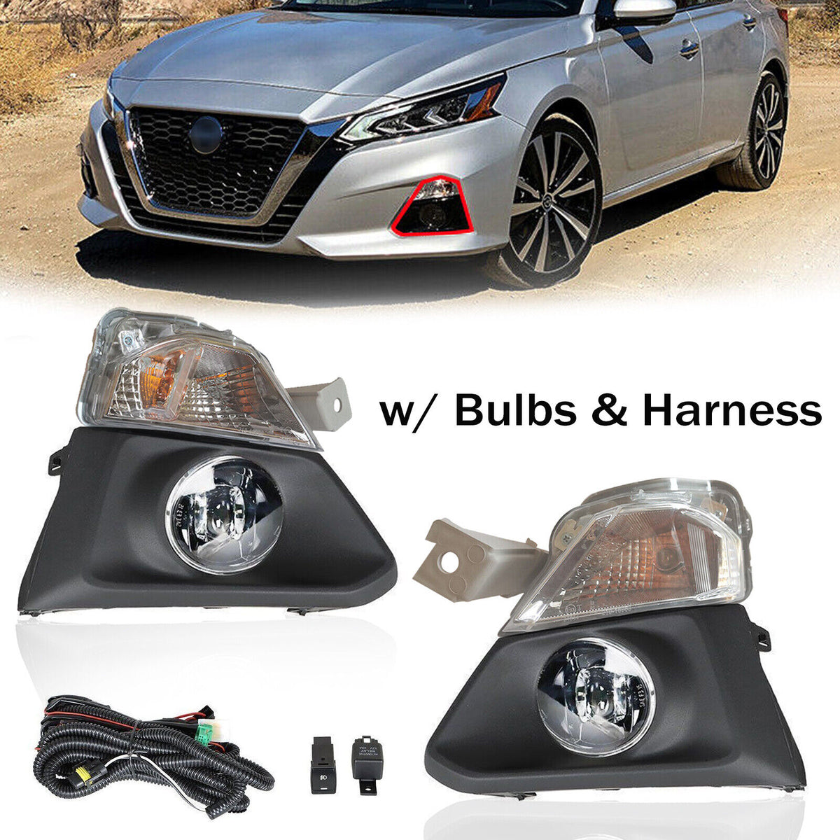 2019-2022 Nissan Altima Fog Lights&Turn Signal Lamp