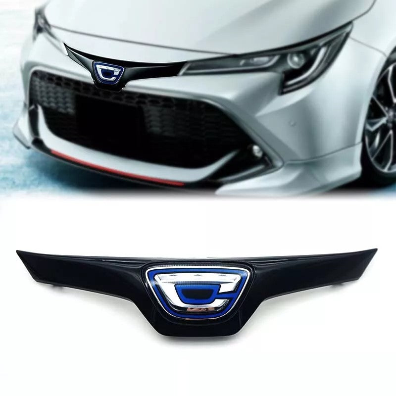 2019-2022 Toyota Corolla Front Bumper Upper Grille With Blue Emblem Radar