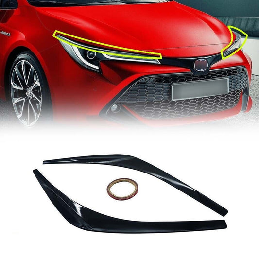 2019 2020 2021 2022 Toyota Corolla Hatchback Headlight Eyebrow Trim