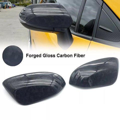  2019-2022 Toyota Corolla snowflake Carbon Fiber Side Rearview Mirror Covers 