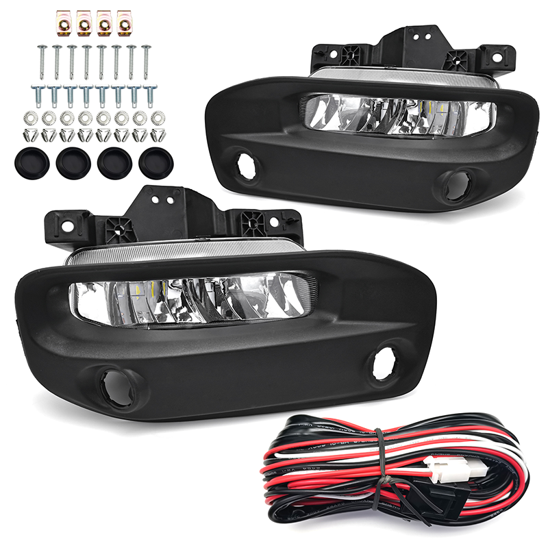 2019-2023 Dodge RAM 2500 3500 Fog Lamps With switch Bezels