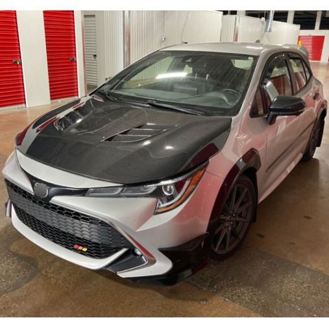 2019-2023 Toyota Corolla HATCHBACK SPORT Carbon Fiber Velocity Hood Bonnet