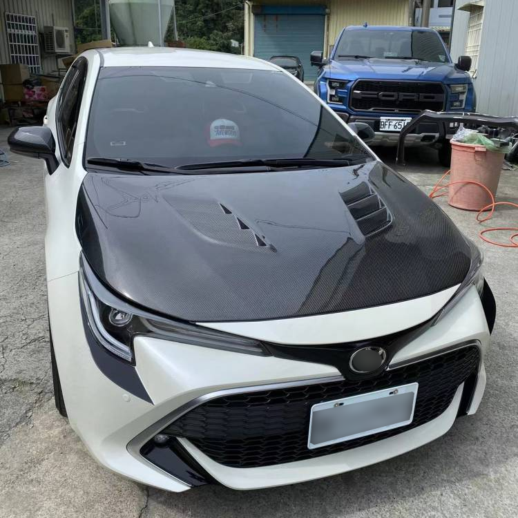 2019-2023 Toyota Corolla HATCHBACK SPORT Carbon Fiber Velocity Hood Bonnet