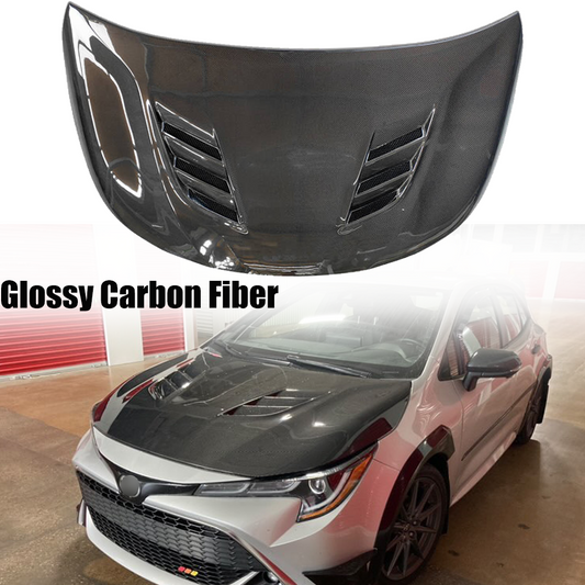 2019-2023 Toyota Corolla HATCHBACK SPORT Carbon Fiber Velocity Hood Bonnet