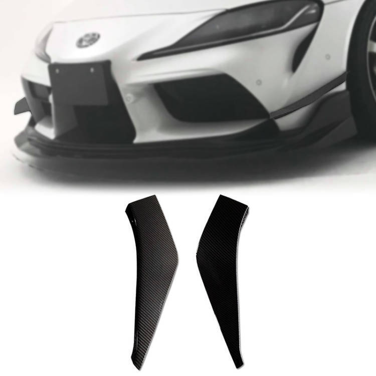 2019-2023 Toyota Supra/GR Supra Carbon Front Side Splitter Vent Air Knife