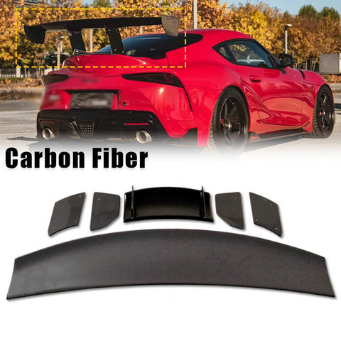 2019-2023 Toyota Supra GR Carbon Fiber GT Style Rear Trunk Spoiler Wing