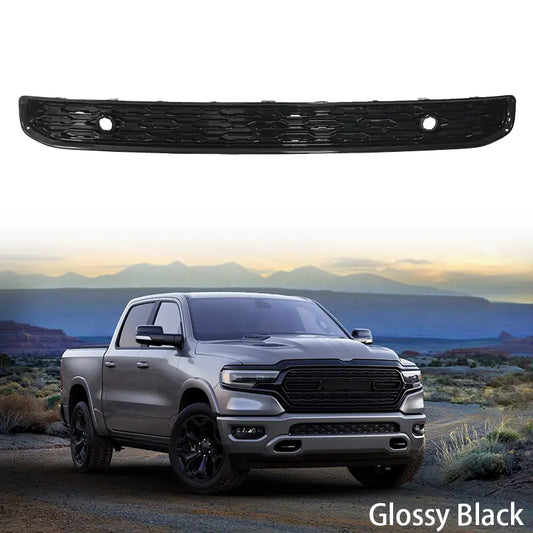  2019-2024 Dodge RAM 1500 Glossy Black Front Bumper Lower Grille 