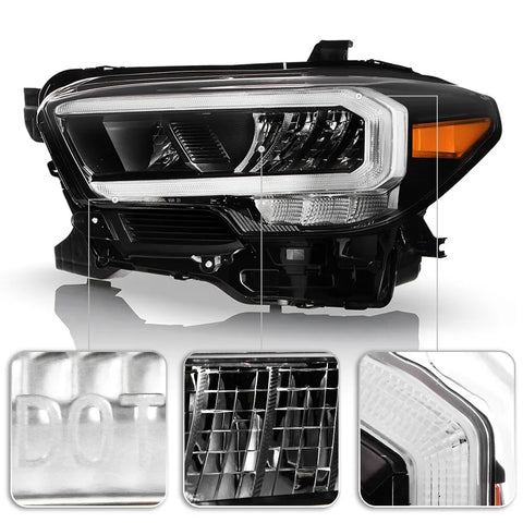 2020 2021 2022 Toyota Tacoma Limited TRD Left Full LED Headlight