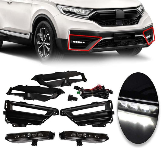 2020 2021 Honda CR-V Front Bumper LED Fog Lights with Wiring