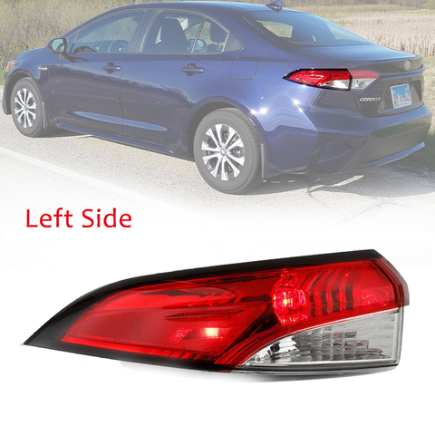 2020-2021 Toyota Corolla Left Side Outer Tail Light