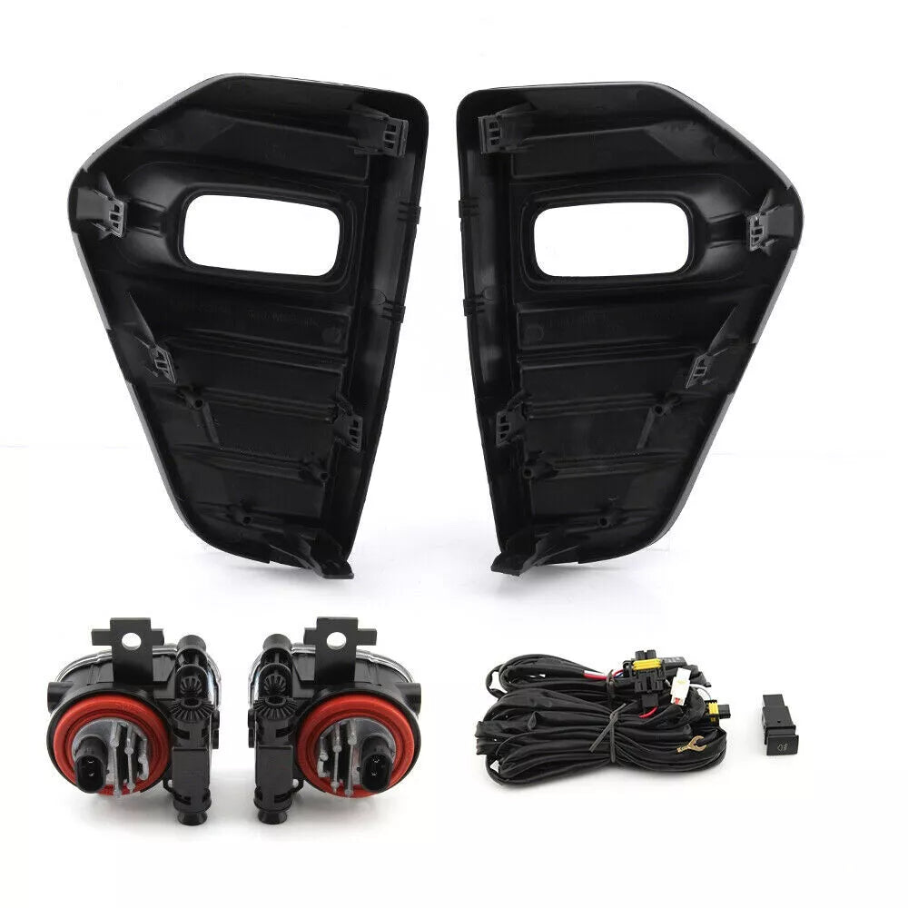 Complete Fog Light Kit For 2005-2006 Acura RSX – Clear Lens, Bezels, Switch & Wiring Harness