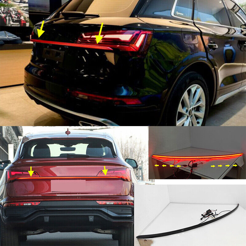 2021 2022 Audi Q5 Smoked LED Rear Tailgate Light Brake Turn Signal Light