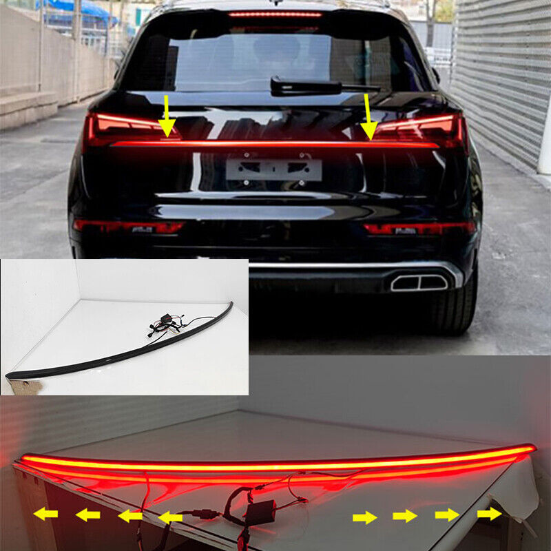 2021 2022 Audi Q5 Smoked LED Rear Tailgate Light Brake Turn Signal Light