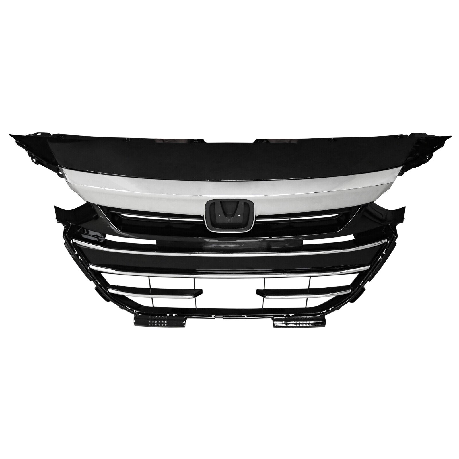 2021-2023 Accord Front Upper Lower Grilles Cover Trims Set