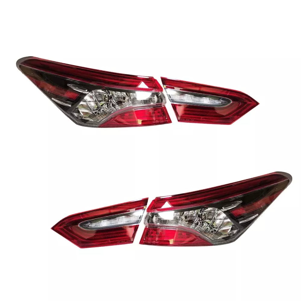 2021 2022 2023 Toyota Camry XSE XLE Rear Inner&Outer LED Tail Lights