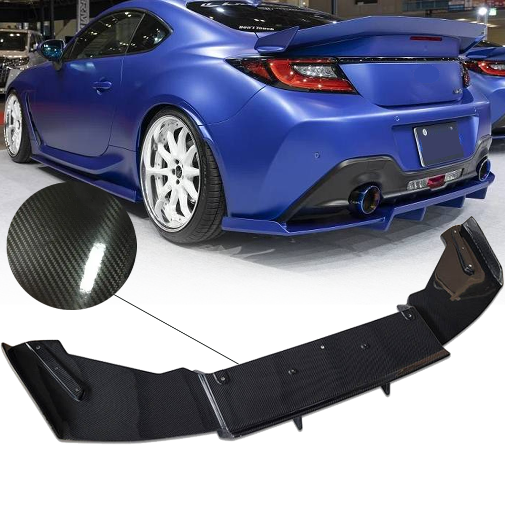 Fit 2022-2023 Subaru BRZ Toyota GR86 Rear Bumper Lower Diffuser Carbon ...