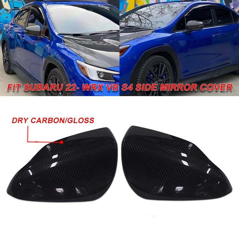 2022 2023 Subaru WRX Dry Carbon Mirror Covers