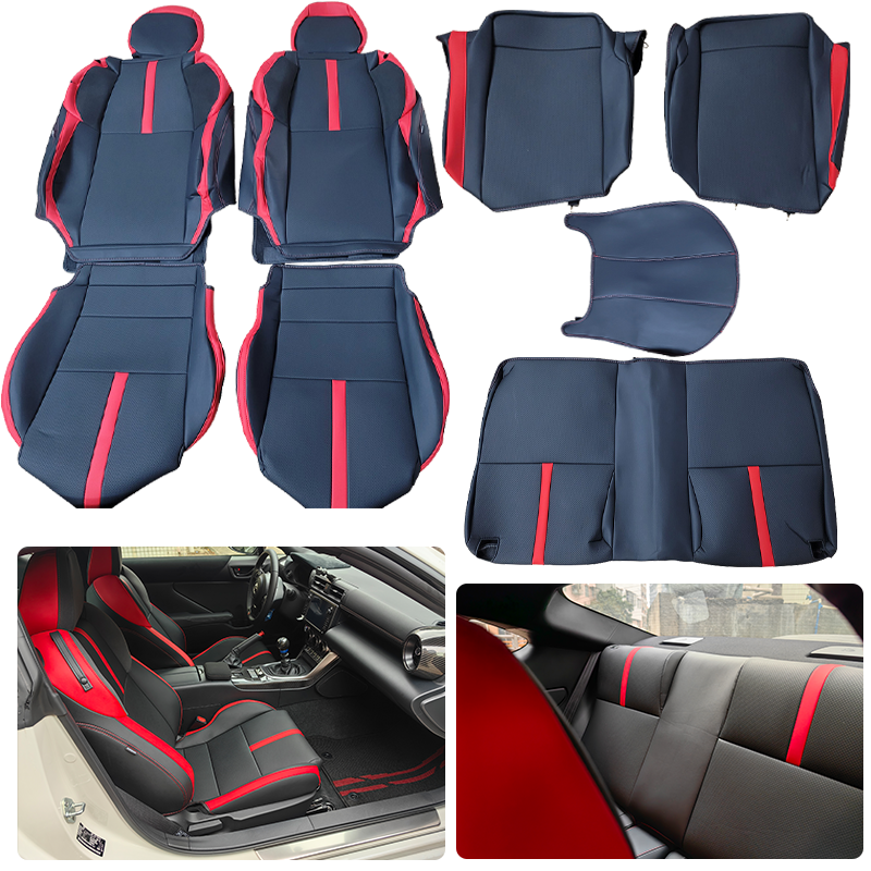 2022 2023 Toyota BRZ ZD8 GR86 ZN8 Car seat cover PVC material 8 PCS