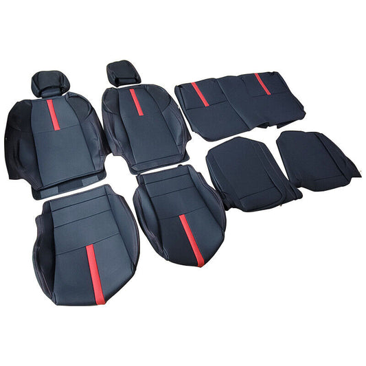 2022 2023 Toyota ZD8 GR86 ZN8/ SubaruBRZ car seat cover red & black PVC 7pcs