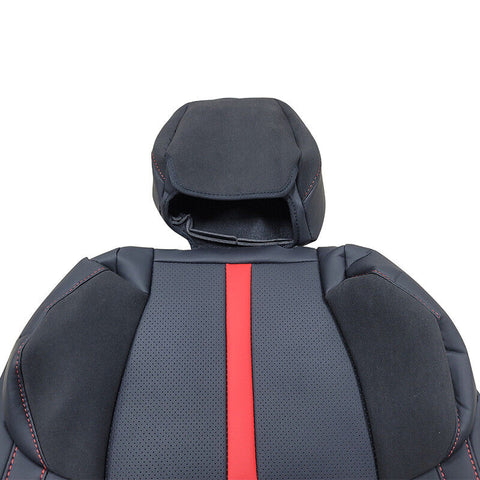 2022 2023 Toyota ZD8 GR86 ZN8/ SubaruBRZ car seat cover red & black PVC 7pcs