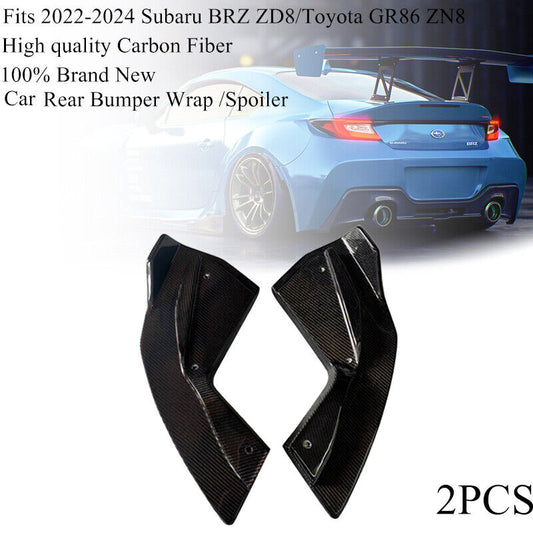 2022 2023 2024 Subaru BRZ ZD8 Toyota GR86 ZN8 Carbon Fiber Rear Bumper Spoiler