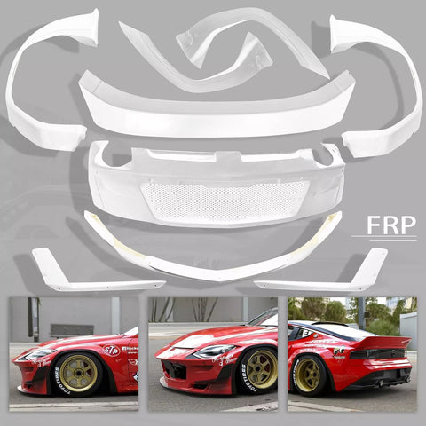 2022- Nissan Fairlady 400Z RZ34 FRP Front Bumper+Lip+canard+fender flare+spoiler wing 