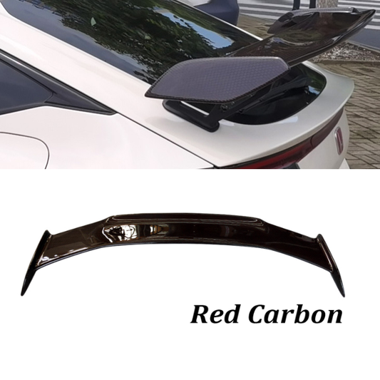 2022+ Honda Civic Hatchback FL5 Red Carbon Trunk Spoiler Wing