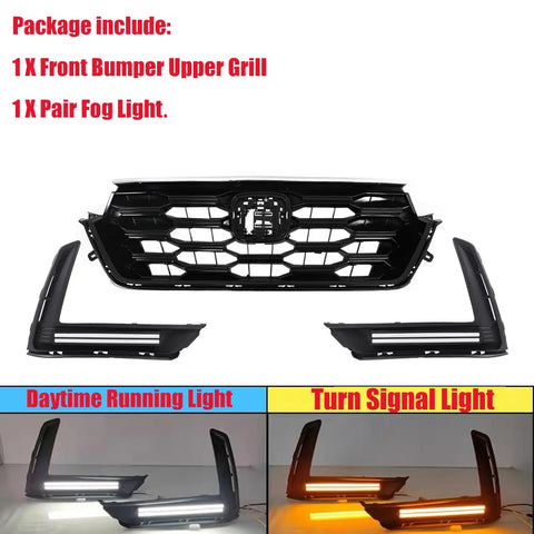 2023-2024 Honda CR-V Front Upper Grille /Fog Lights /Side Marker Light