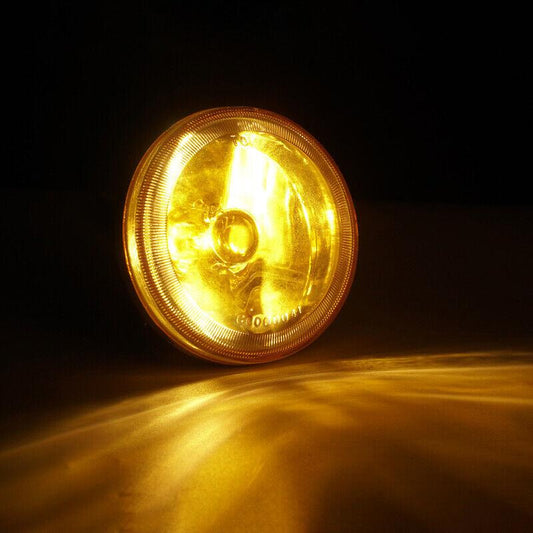 Yellow Glass Lens Round Fog Light