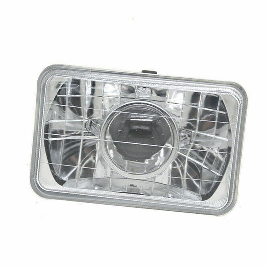 4x6"Inch Diamond Cut Crystal Semi Sealed Beam Headlight