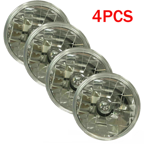 5.75 Inch Round Diamond Cut Headlights 