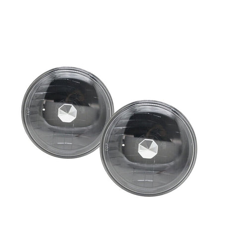 7 Inch Sealed Beam Black Crystal Headlight