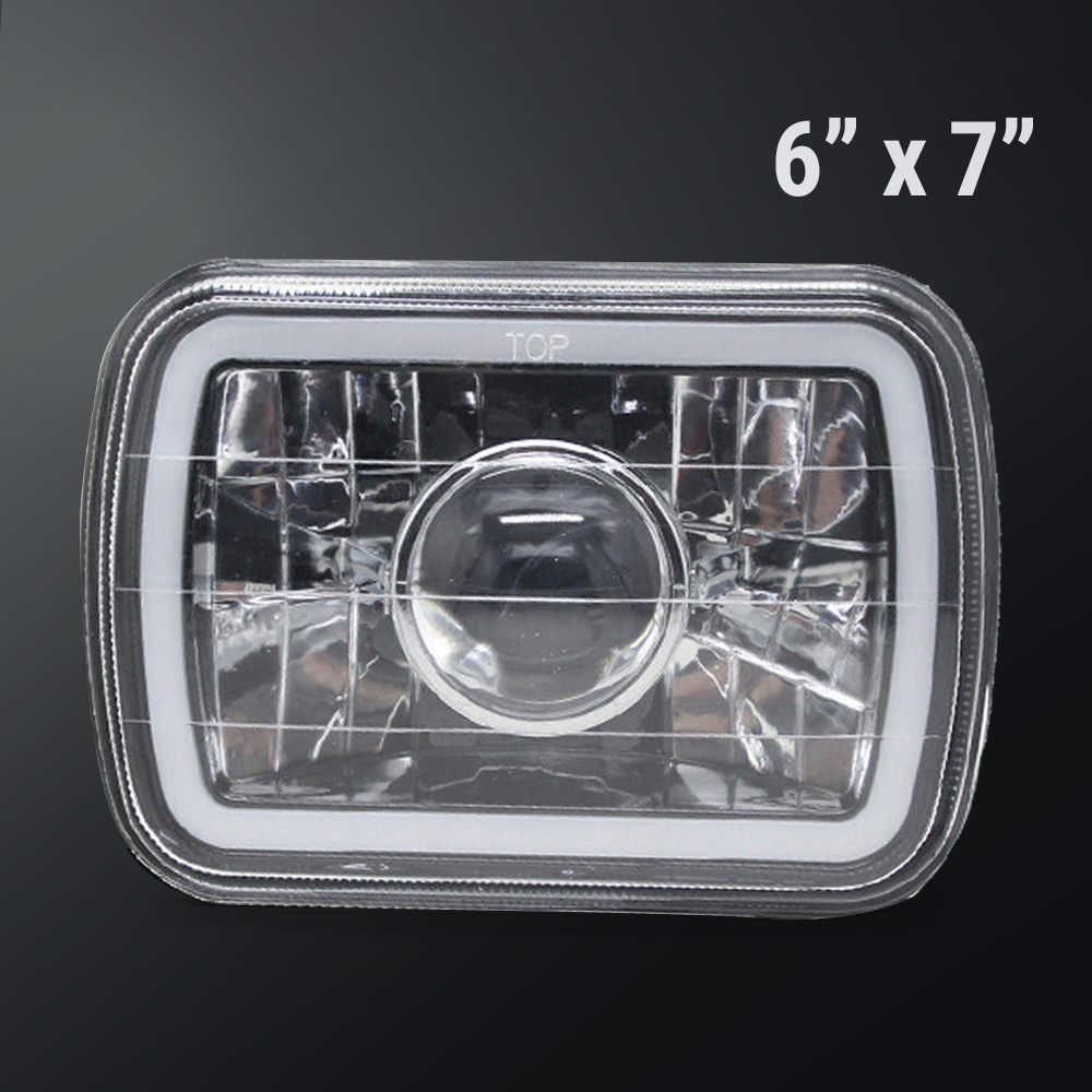 7X6 inch 3D HALO Headlights