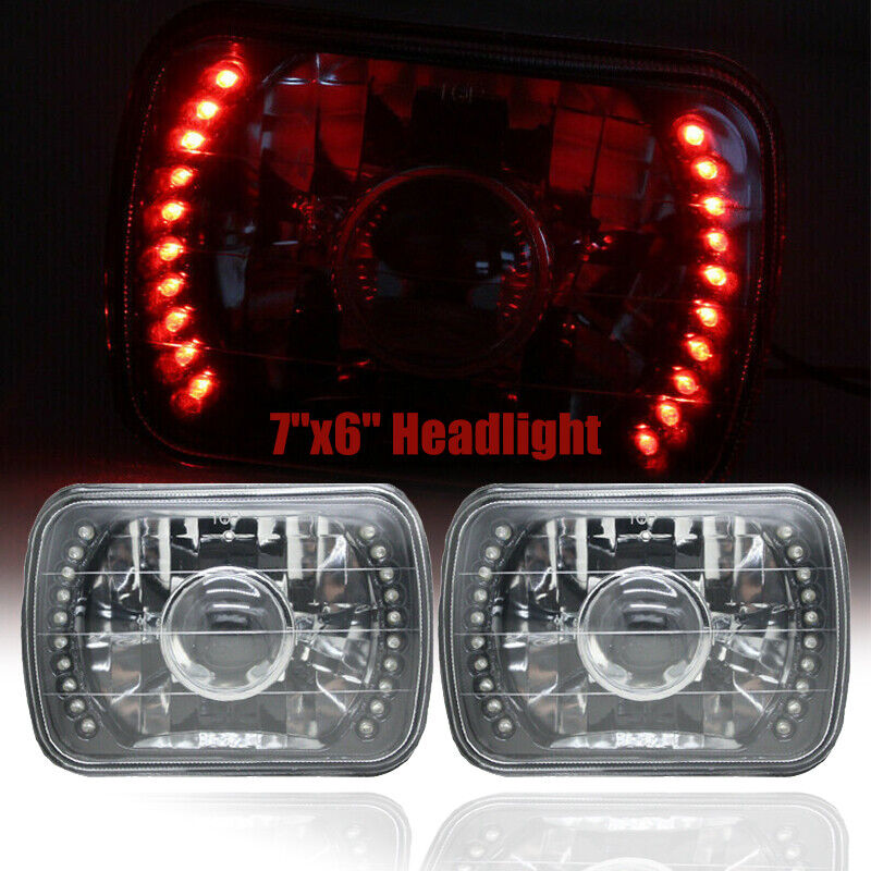 Isuzu-I-Mark-Sealed-Beam-RED-LED-Headlights