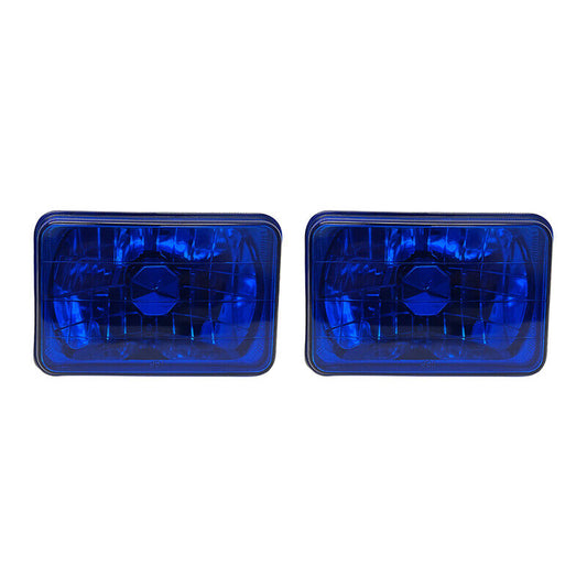 1980-1988 Monte Carlo 4x6" inch Blue Headlights