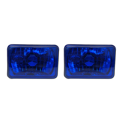 1980-1988 Monte Carlo 4x6" inch Blue Headlights