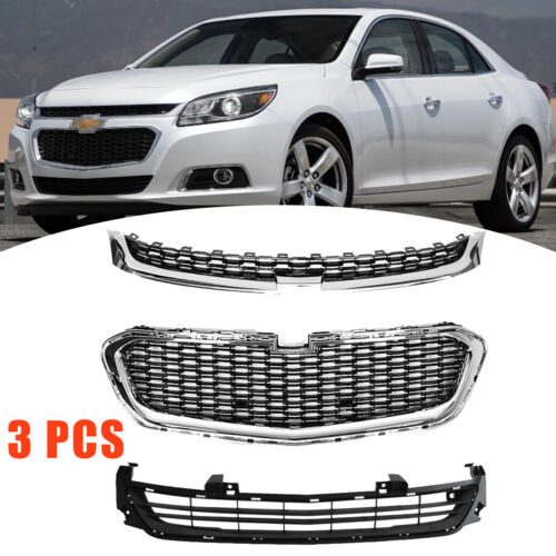 Malibu Front Upper/Center/Lower Grille Set