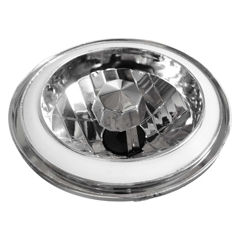 7" Round White LED Halo Headlights