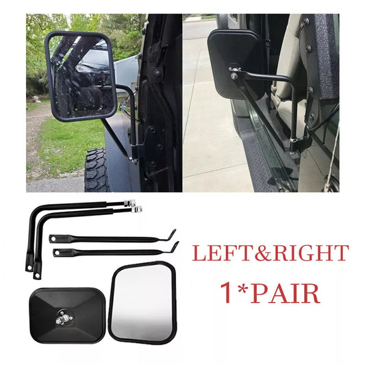 Jeep Wrangler JK CJ YJ TJ JL Door side Hinge View Mirrors 