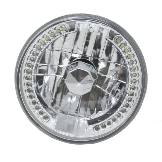 7 Inch Round White LED Halo Headlights