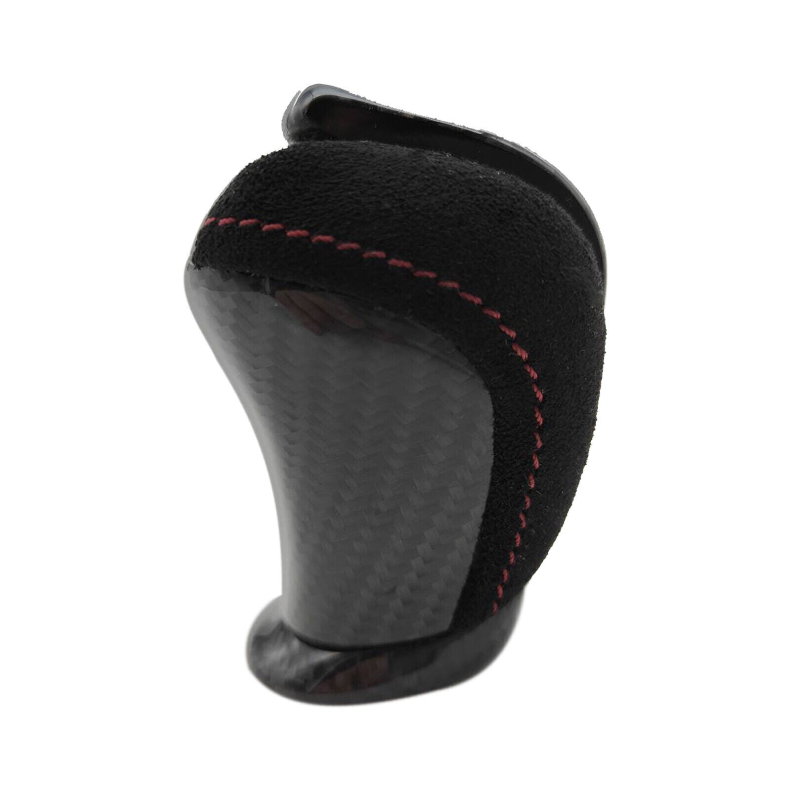 Nissan GTR 3K Twill Carbon Black With Red Stitch Shift Knob