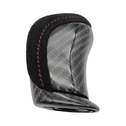 Nissan GTR 3K Twill Carbon Black With Red Stitch Shift Knob