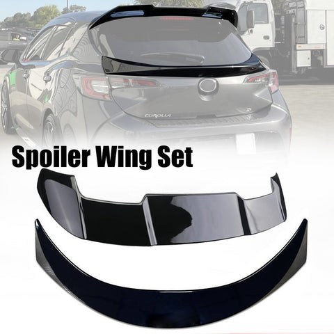 Toyota Rear Trunk Wing+Roof Spoiler 