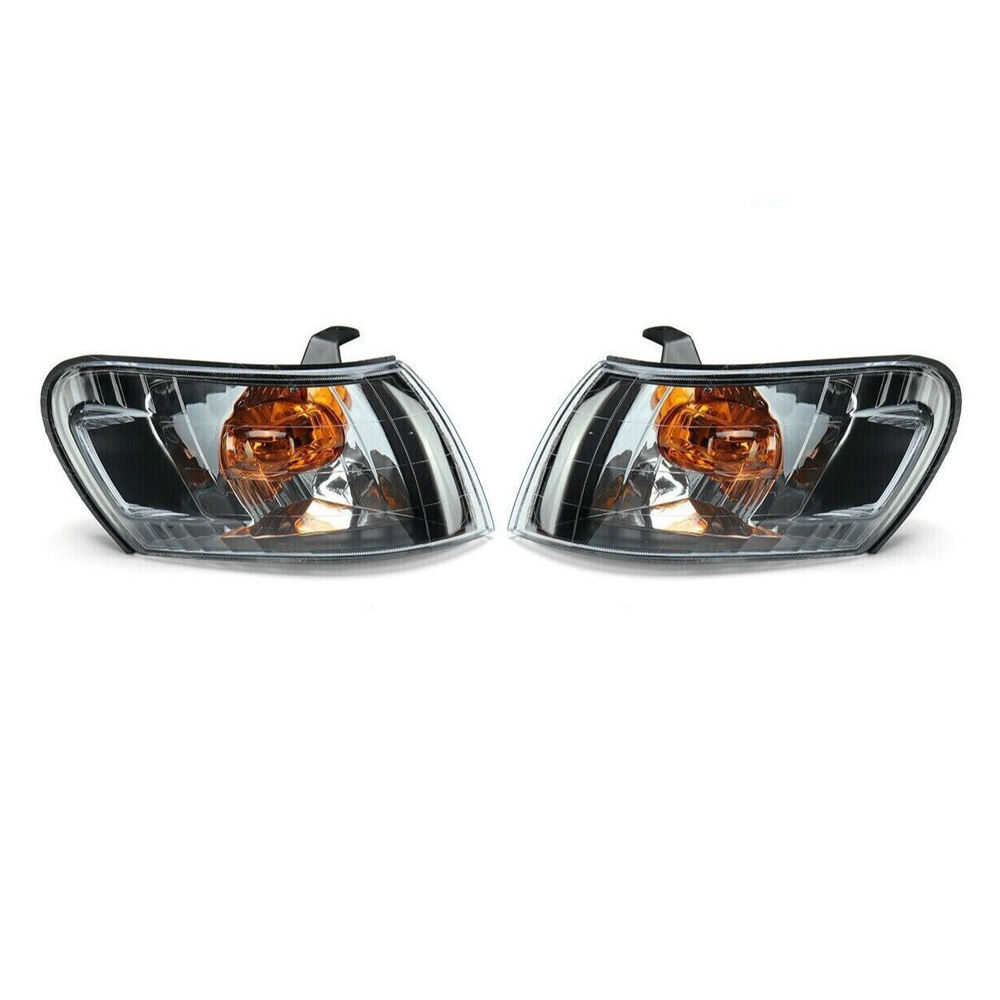 Toyota Corolla 1993-1997 Black Housing Clear Lens Corner Lights