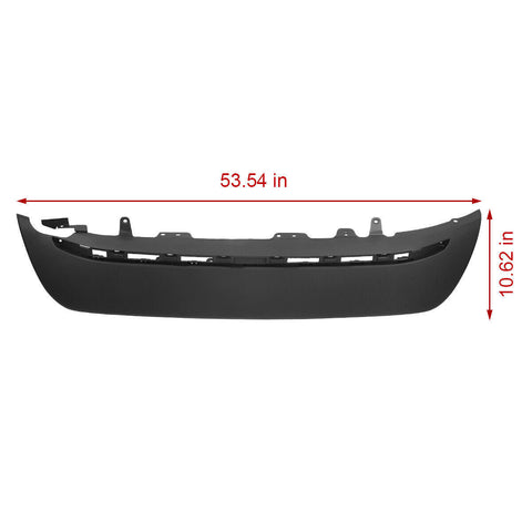 2020-2021 Toyota Corolla Black Rear Bumper Lower Cover & Moulding Trim