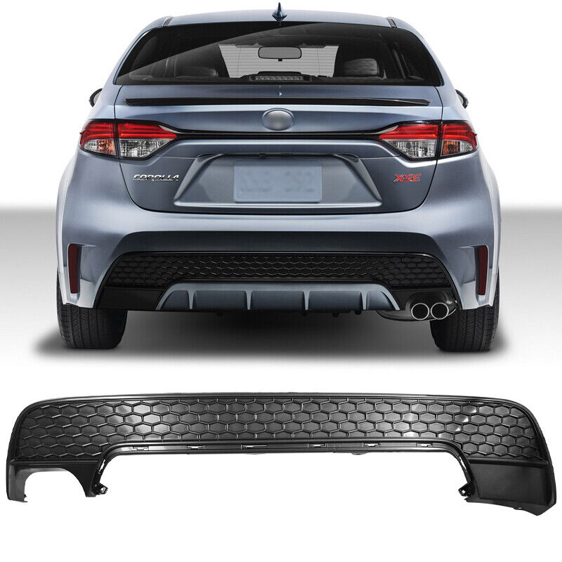 Toyota Corolla 2020-2022 USA SE/XSE Gray Honeycomb Rear Bumper Lower Cover