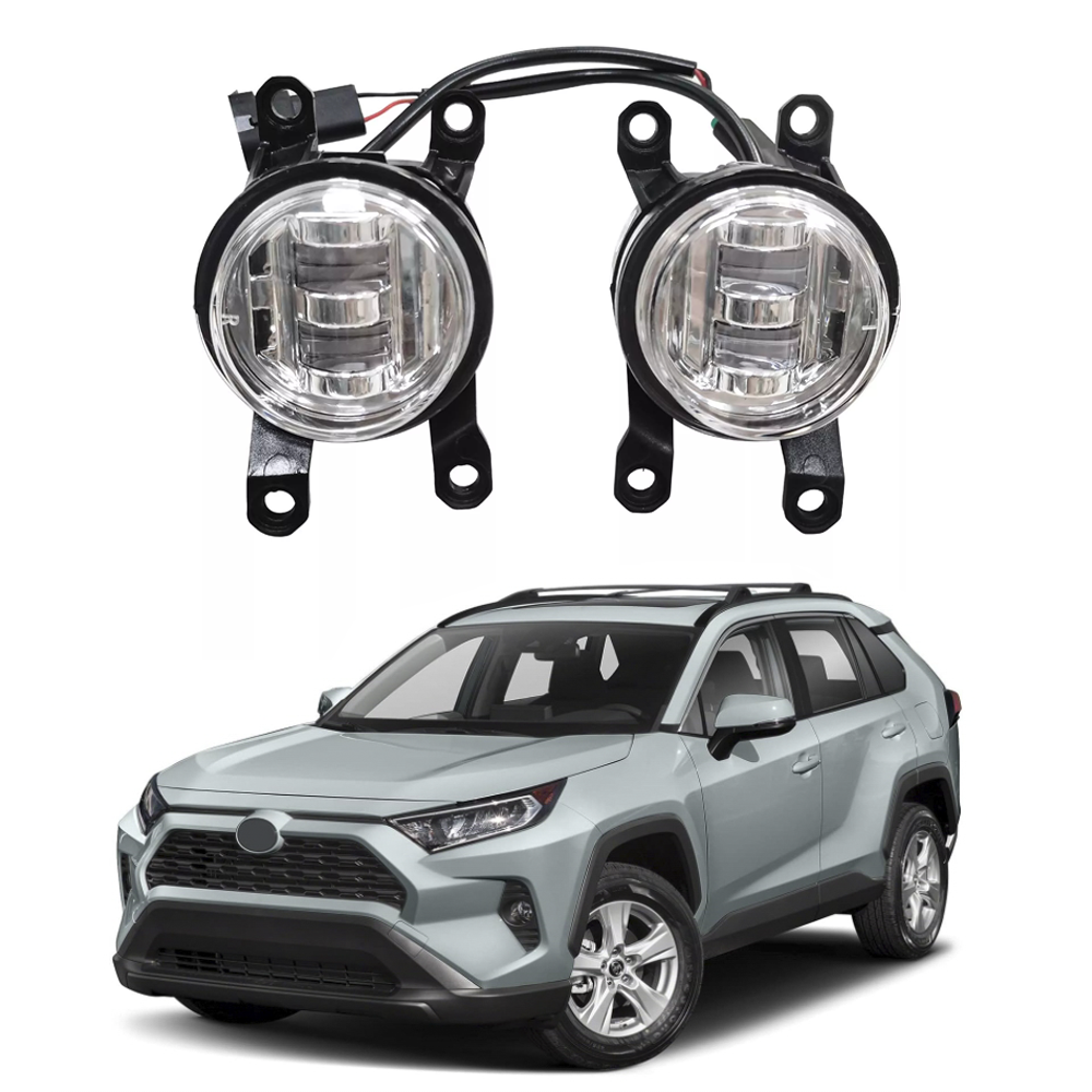  2014-2020 Toyota RAV4 LED Fog Lights with Projector Plug & Play 3800 Lumens