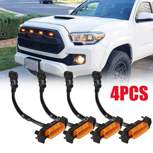 Toyota Tacoma Amber Rapto Grill Lights Kit